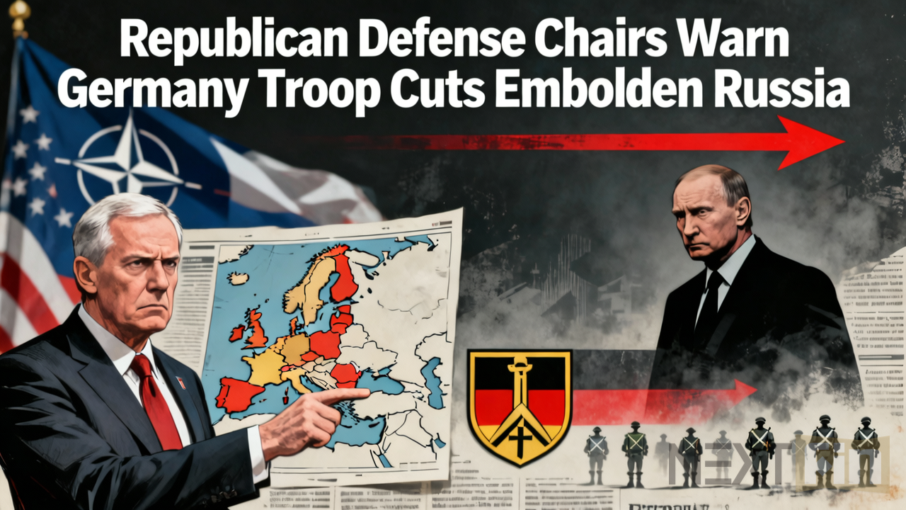 Republican Defense Chairs Warn Germany Troop Cuts Embolden Russia