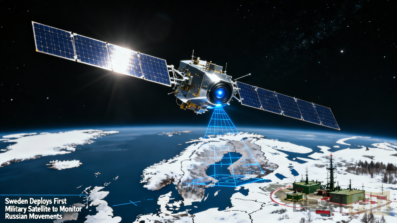 Sweden Deploys First Military Satellite to Monitor Russian Movements