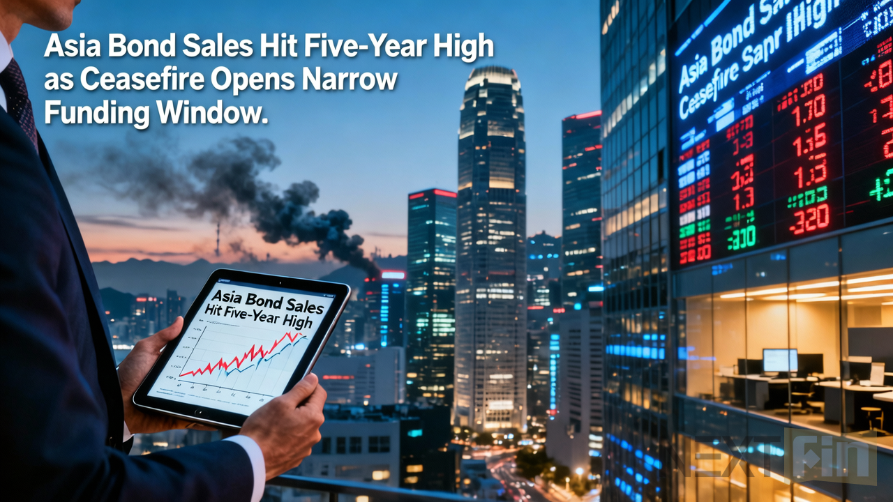 Asia Bond Sales Hit Five-Year High as Ceasefire Opens Narrow Funding Window
