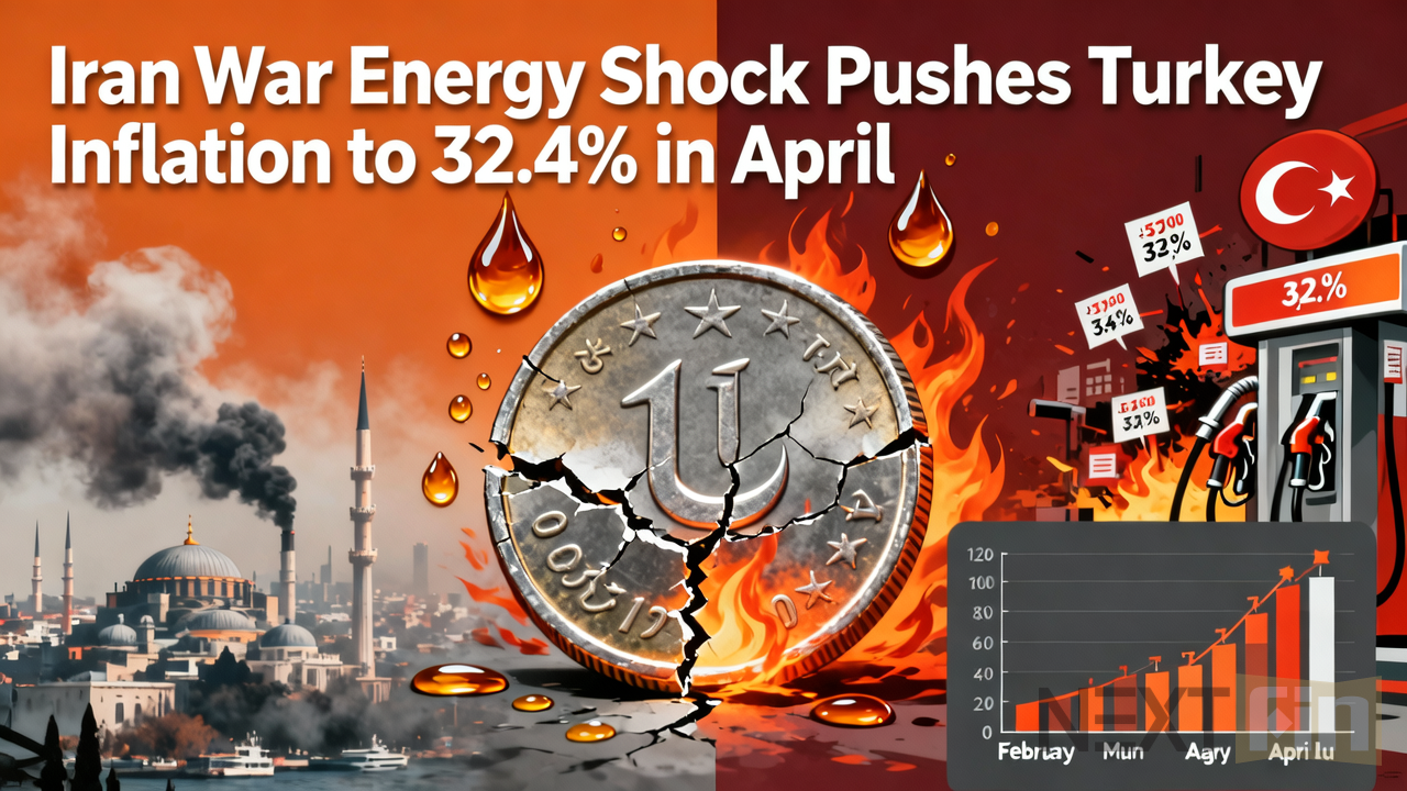 Iran War Energy Shock Pushes Turkey Inflation to 32.4% in April