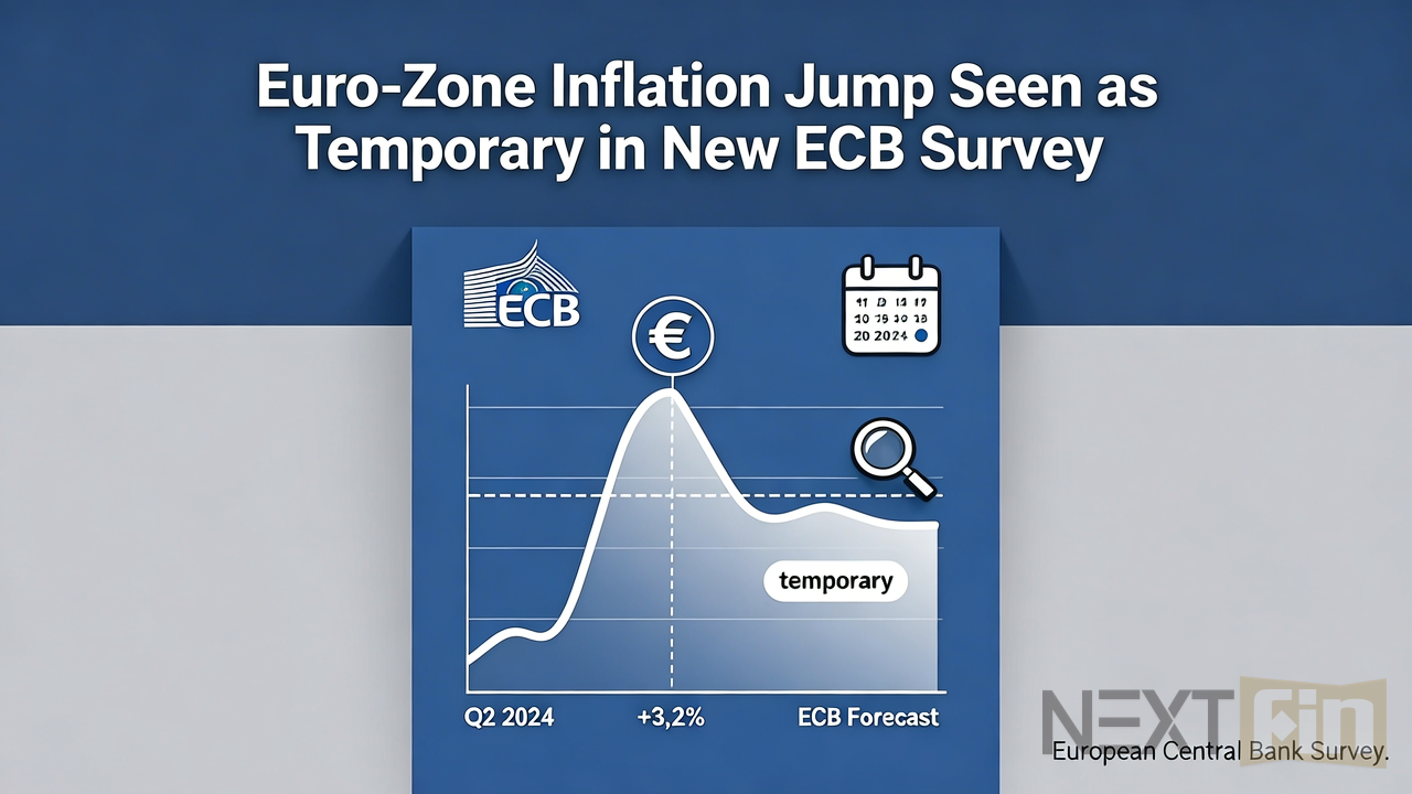 Euro-Zone Inflation Jump Seen as Temporary in New ECB Survey