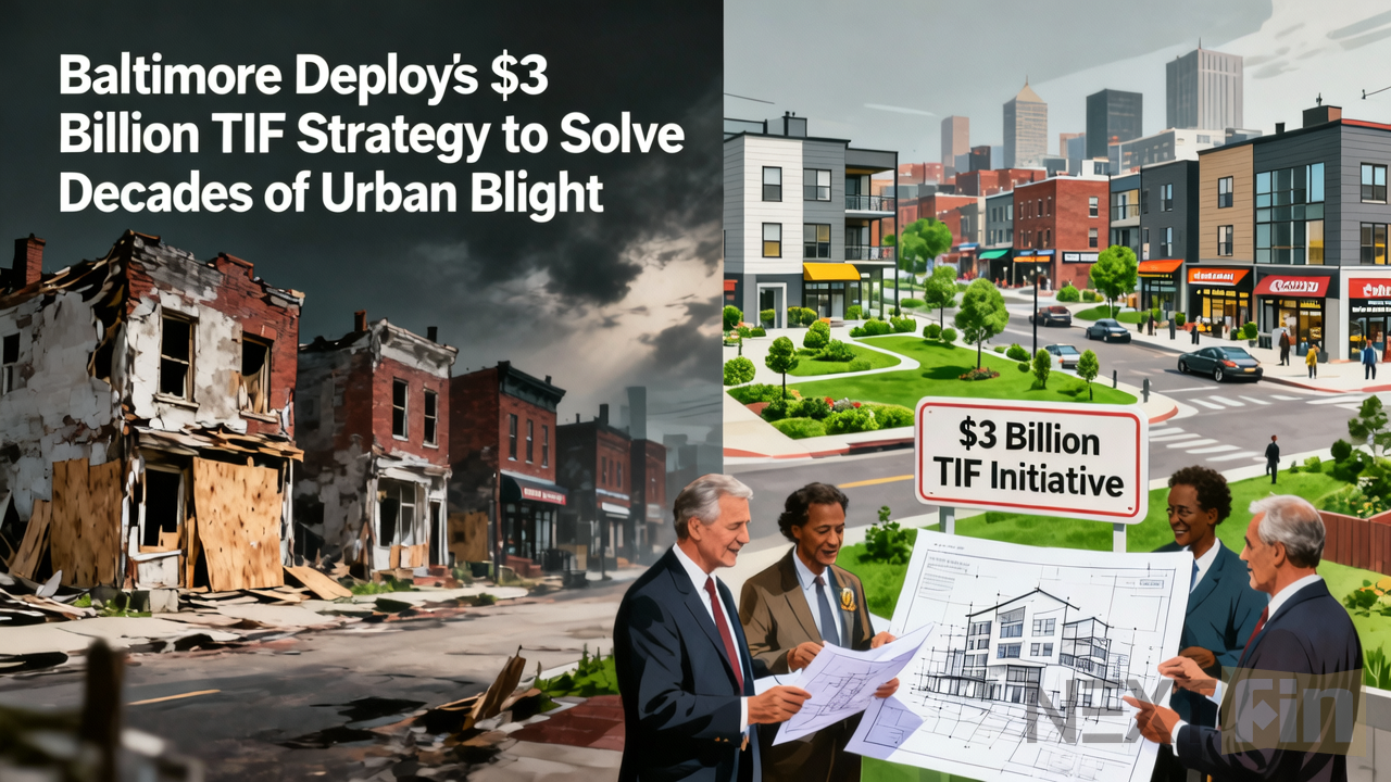 Baltimore Deploys $3 Billion TIF Strategy to Solve Decades of Urban Blight