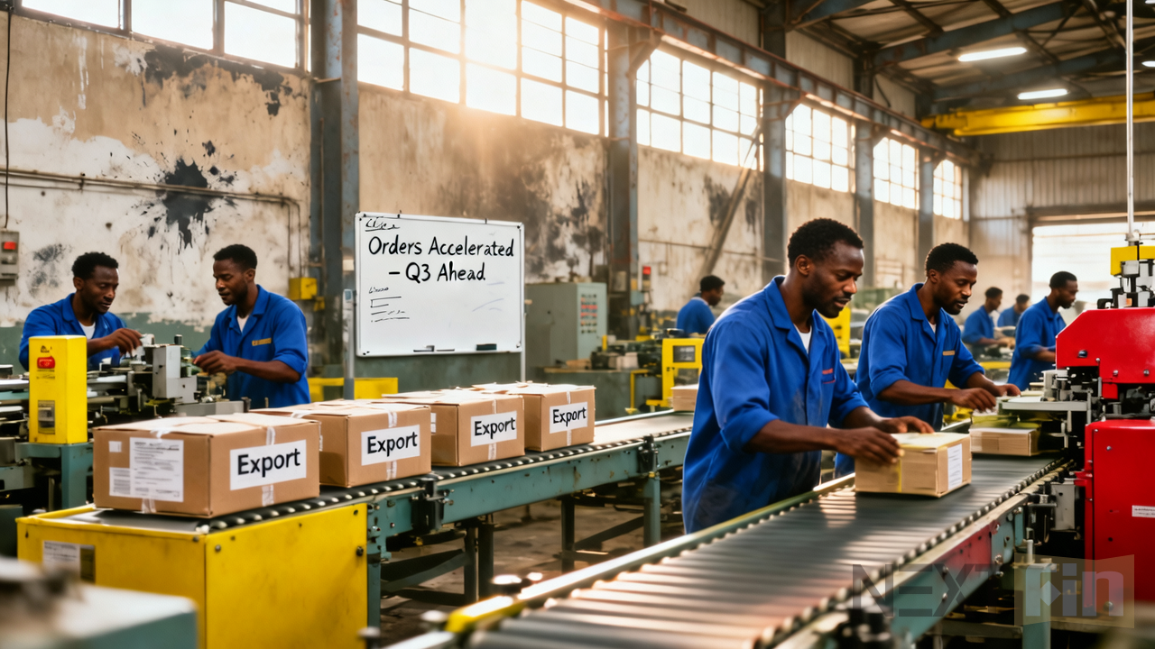 South Africa Factories Turn Upbeat as War Brings Orders Forward