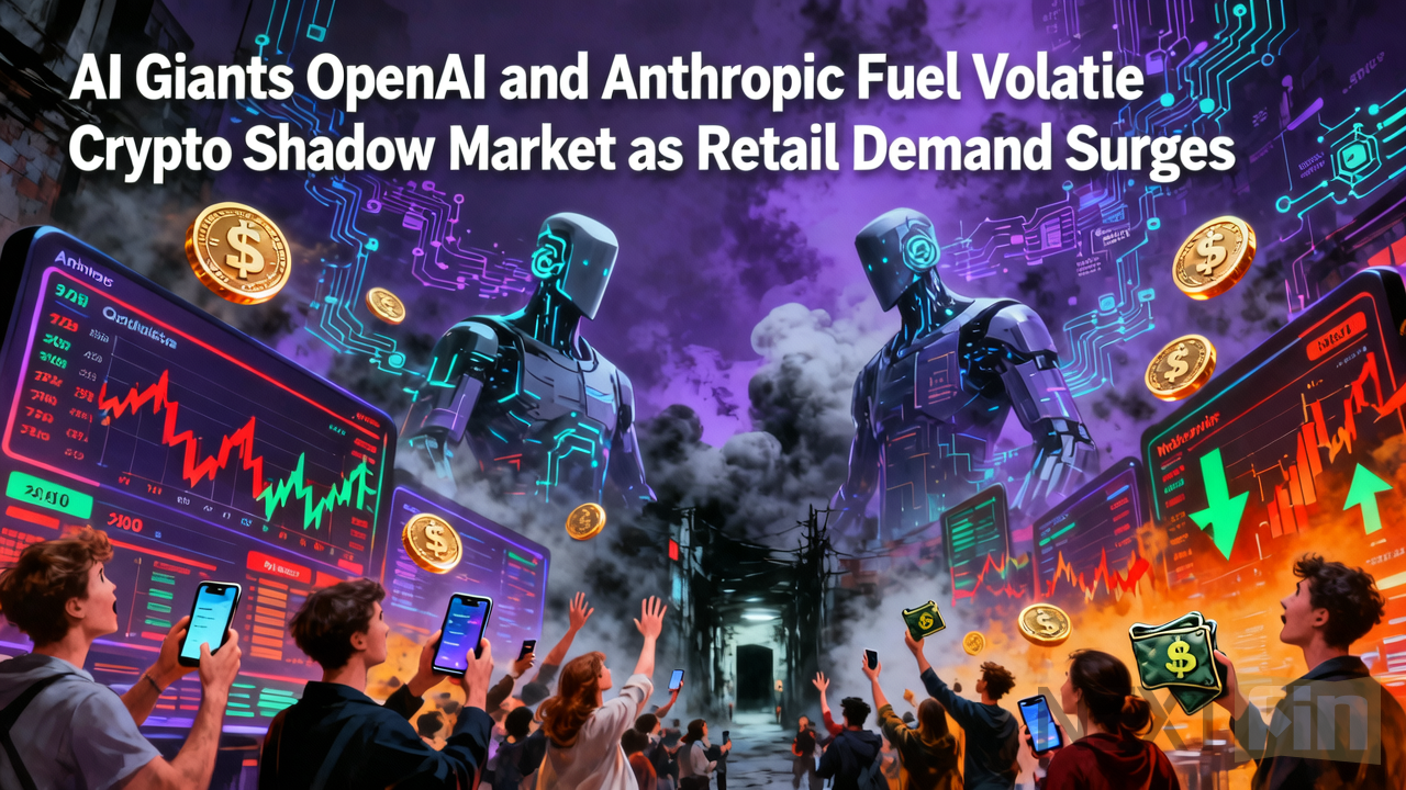 AI Giants OpenAI and Anthropic Fuel Volatile Crypto Shadow Market as Retail Demand Surges