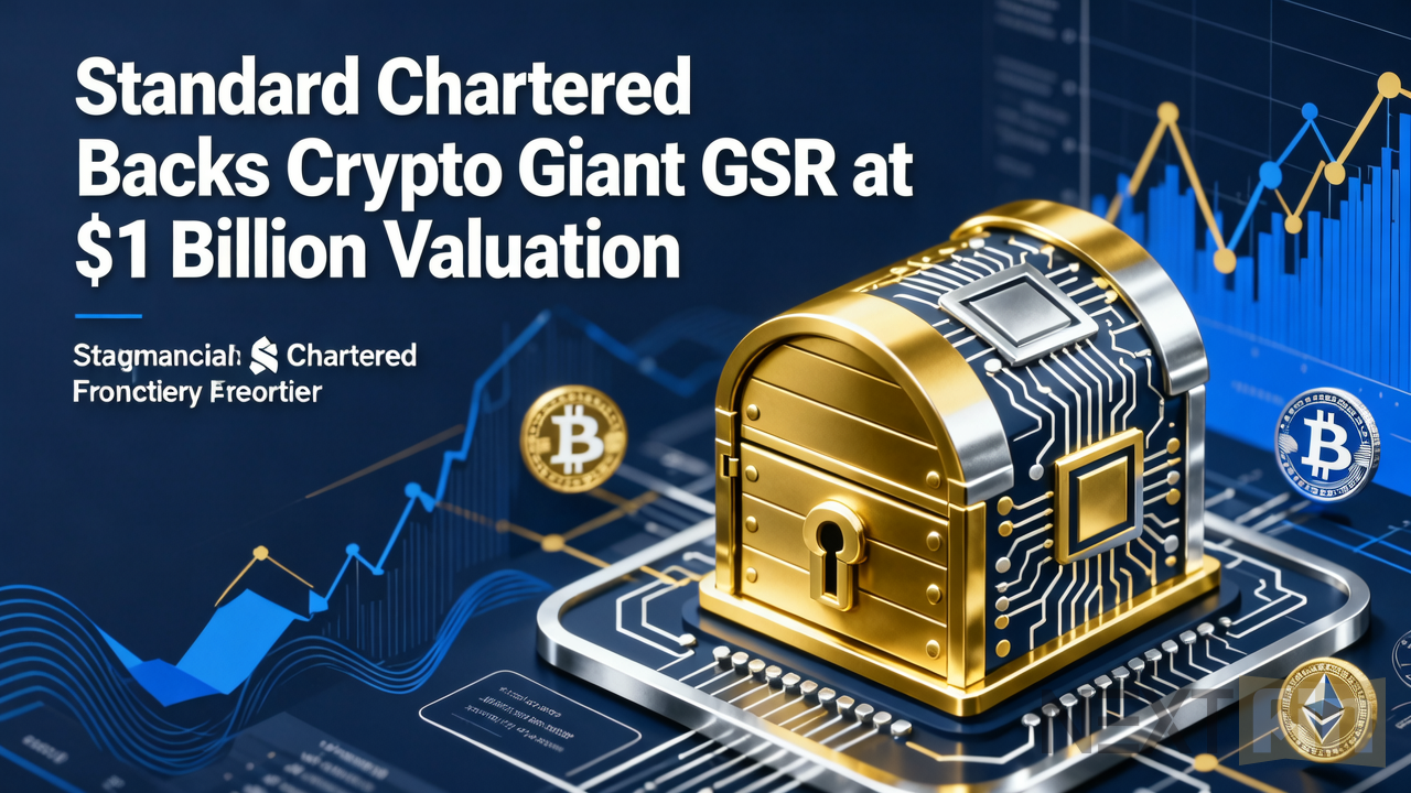 Standard Chartered Backs Crypto Giant GSR at $1 Billion Valuation