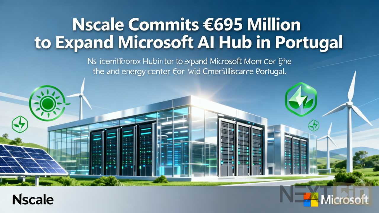 Nscale Commits €695 Million to Expand Microsoft AI Hub in Portugal