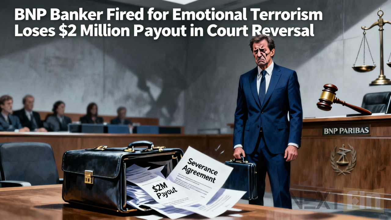 BNP Banker Fired for Emotional Terrorism Loses $2 Million Payout in Court Reversal