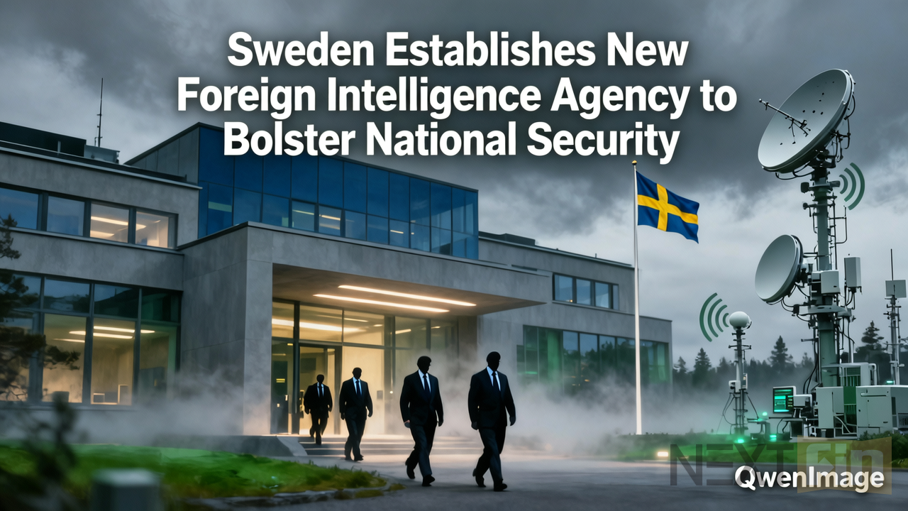 Sweden Establishes New Foreign Intelligence Agency to Bolster National Security