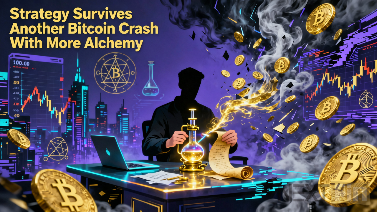 Strategy Survives Another Bitcoin Crash With More Alchemy