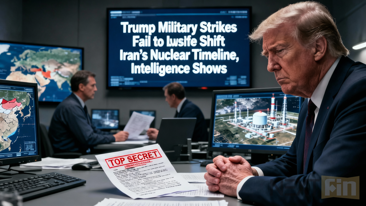 Trump Military Strikes Fail to Shift Iran’s Nuclear Timeline, Intelligence Shows