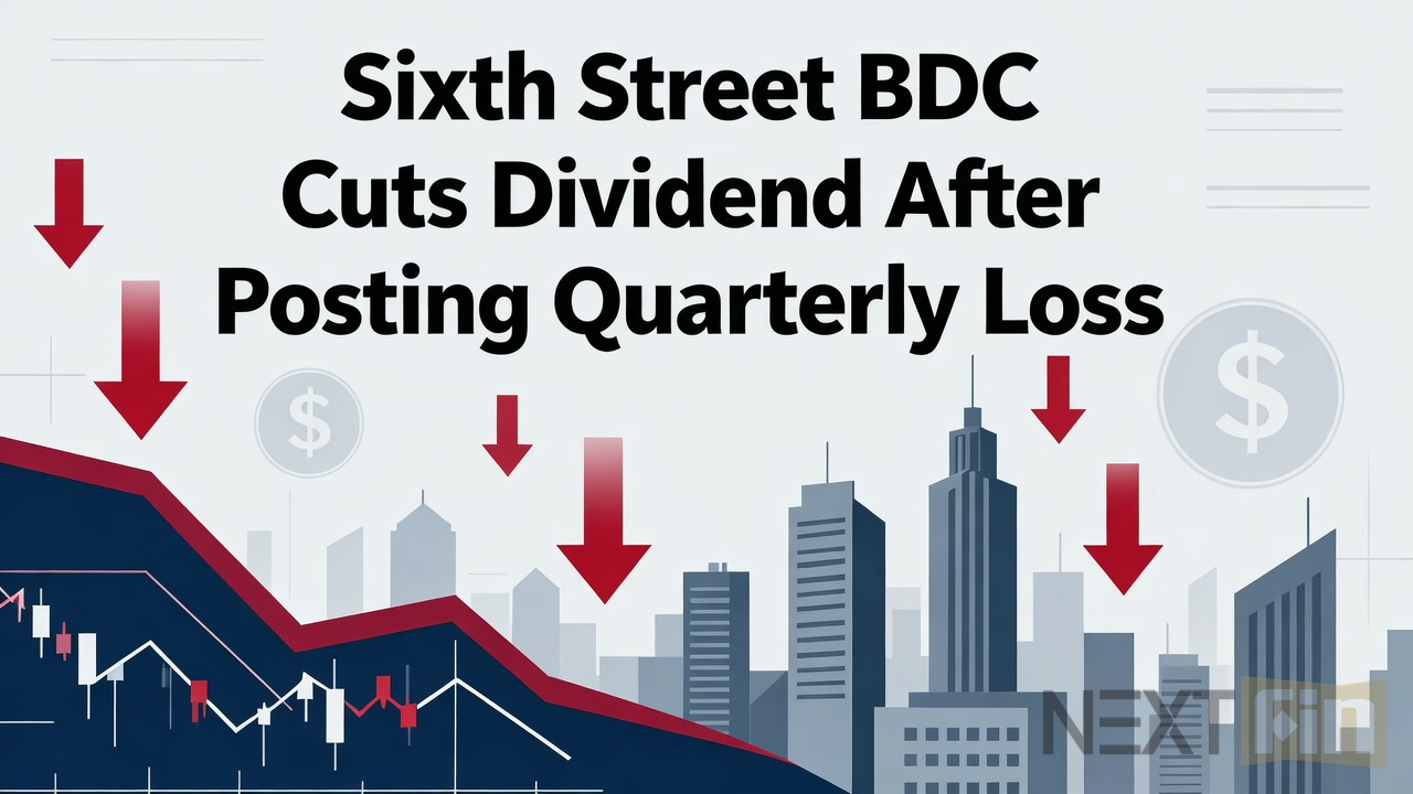 Sixth Street BDC Cuts Dividend After Posting Quarterly Loss