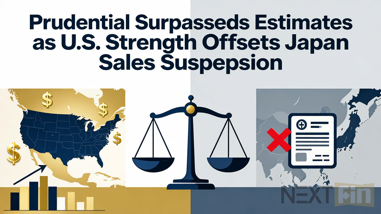 Prudential Surpasses Estimates as U.S. Strength Offsets Japan Sales Suspension