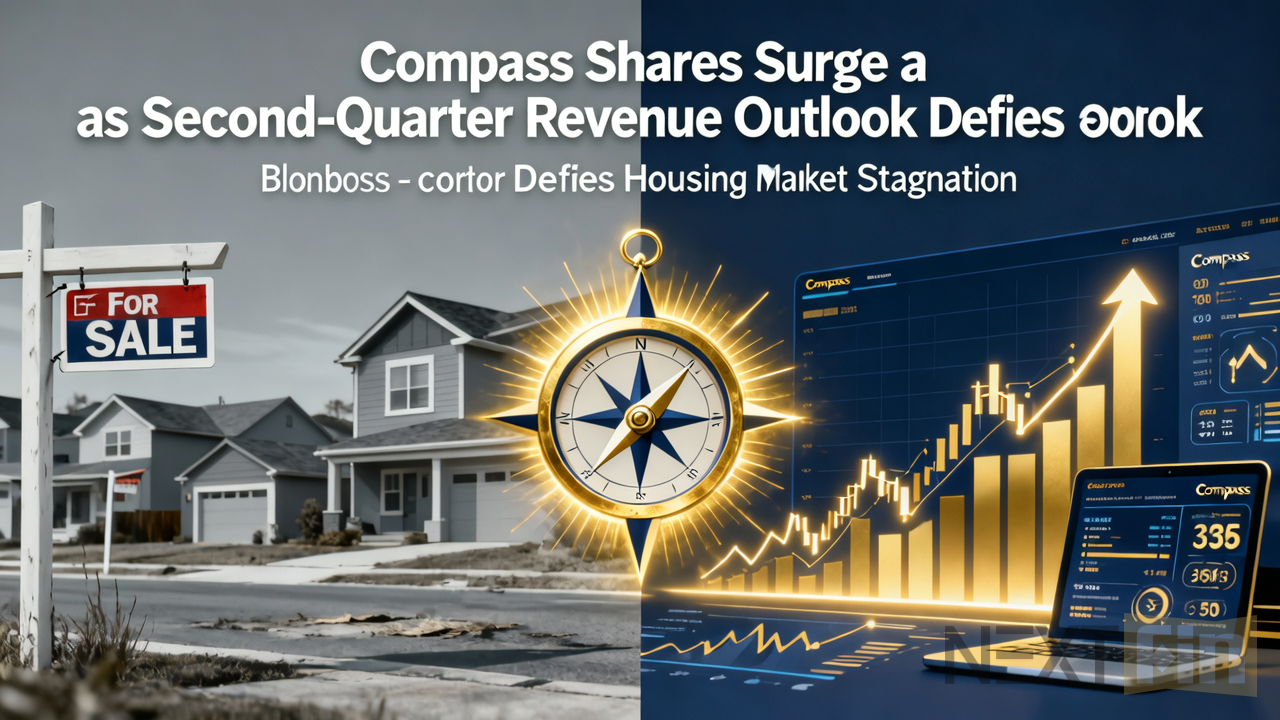 Compass Shares Surge as Second-Quarter Revenue Outlook Defies Housing Market Stagnation
