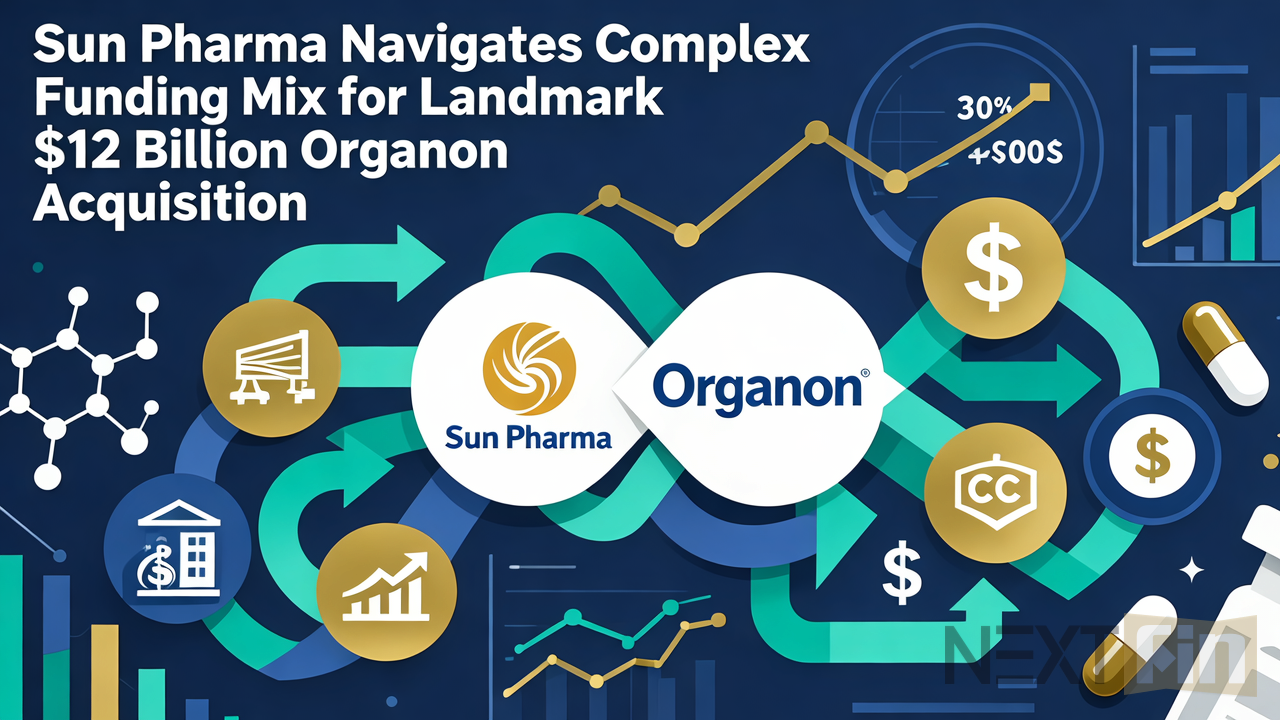 Sun Pharma Navigates Complex Funding Mix for Landmark $12 Billion Organon Acquisition