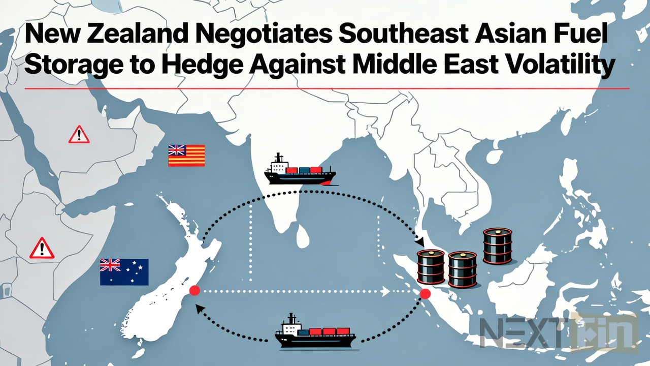 New Zealand Negotiates Southeast Asian Fuel Storage to Hedge Against Middle East Volatility