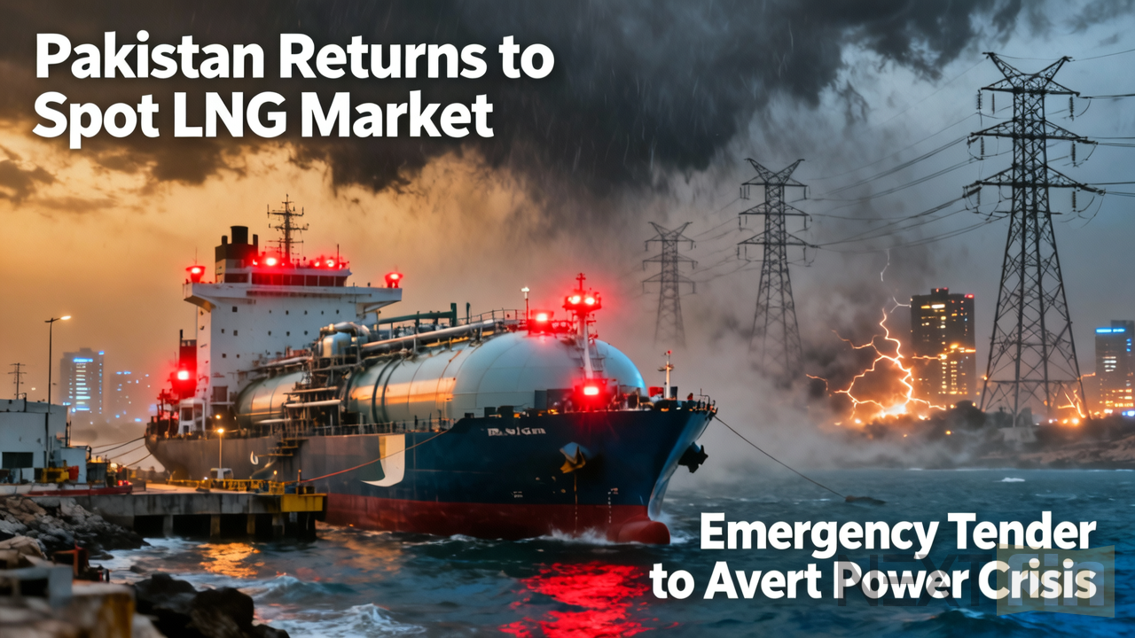 Pakistan Returns to Spot LNG Market with Emergency Tender to Avert Power Crisis
