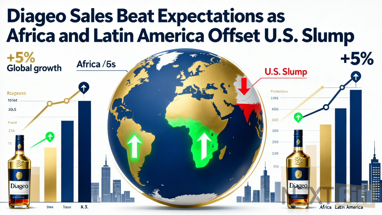 Diageo Sales Beat Expectations as Africa and Latin America Offset U.S. Slump