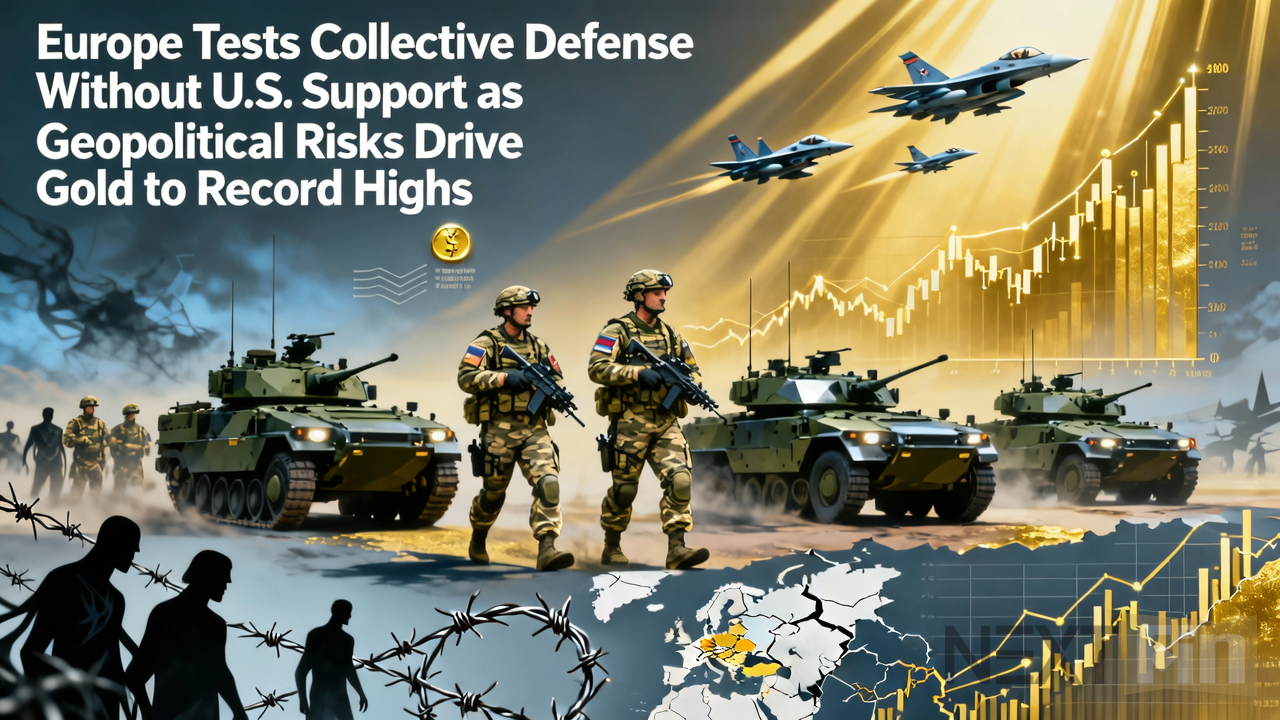 Europe Tests Collective Defense Without U.S. Support as Geopolitical Risks Drive Gold to Record Highs