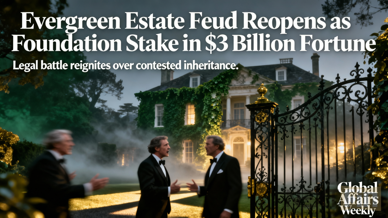 Evergreen Estate Feud Reopens as Foundation Claims Stake in $3 Billion Fortune
