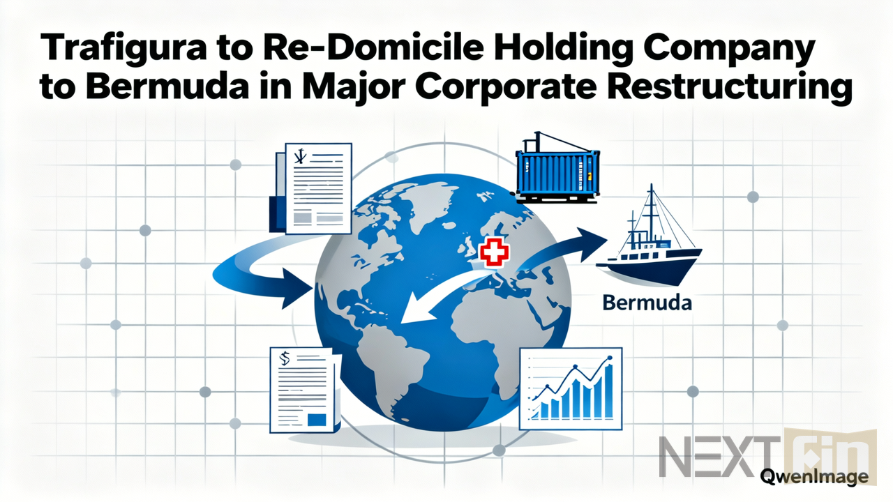 Trafigura to Re-Domicile Holding Company to Bermuda in Major Corporate Restructuring