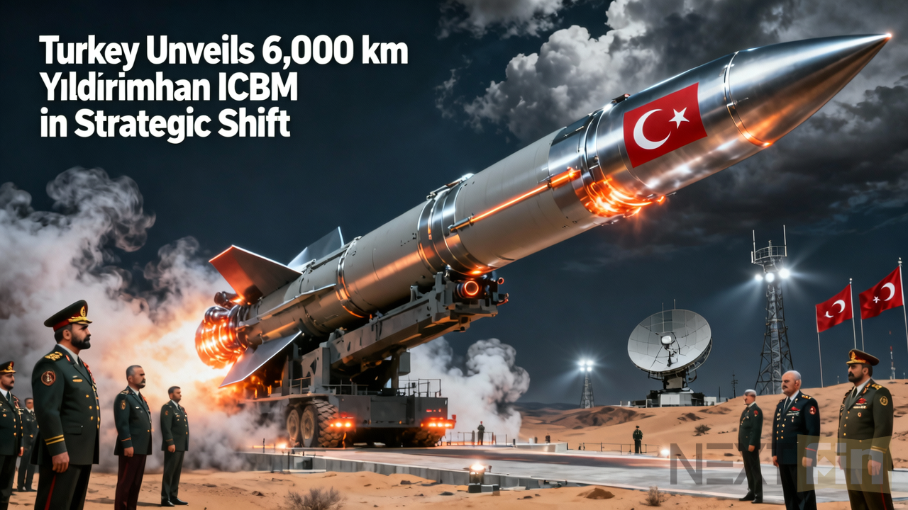Turkey Unveils 6,000 km Yıldırımhan ICBM in Strategic Shift