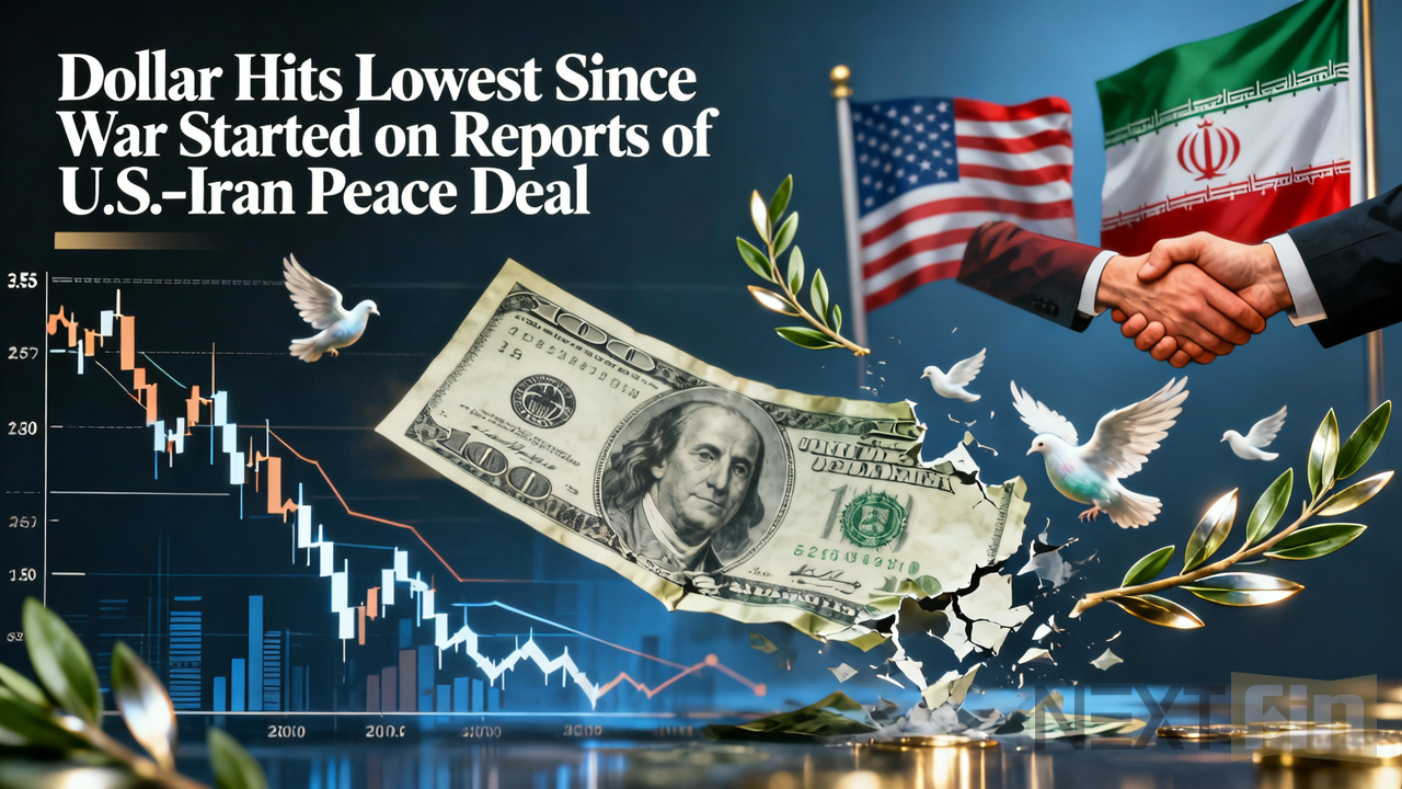 Dollar Hits Lowest Since War Started on Reports of U.S.-Iran Peace Deal