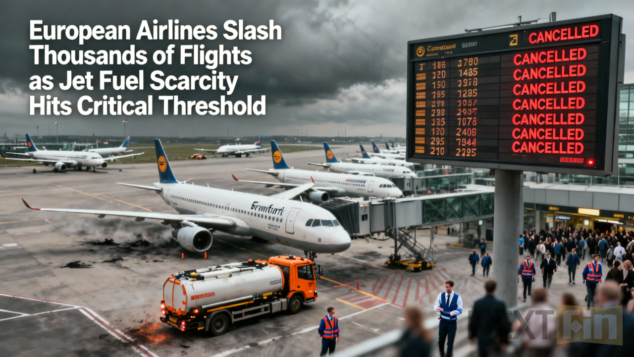 European Airlines Slash Thousands of Flights as Jet Fuel Scarcity Hits Critical Threshold