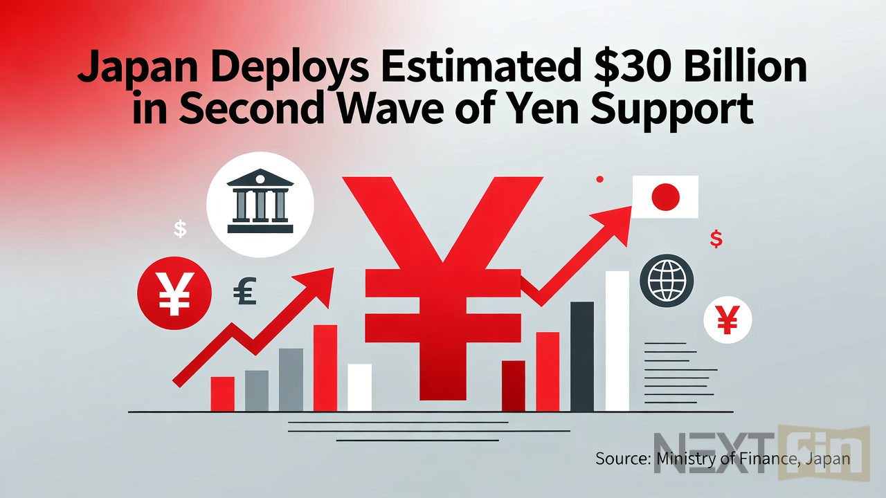 Japan Deploys Estimated $30 Billion in Second Wave of Yen Support