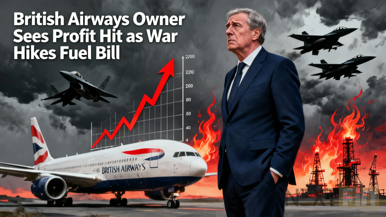 British Airways Owner Sees Profit Hit as War Hikes Fuel Bill