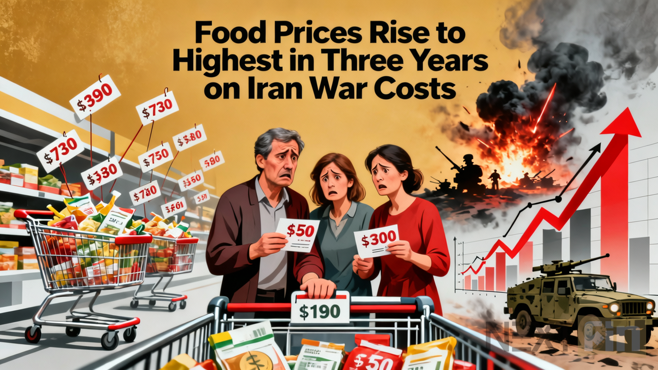 Food Prices Rise to Highest in Three Years on Iran War Costs