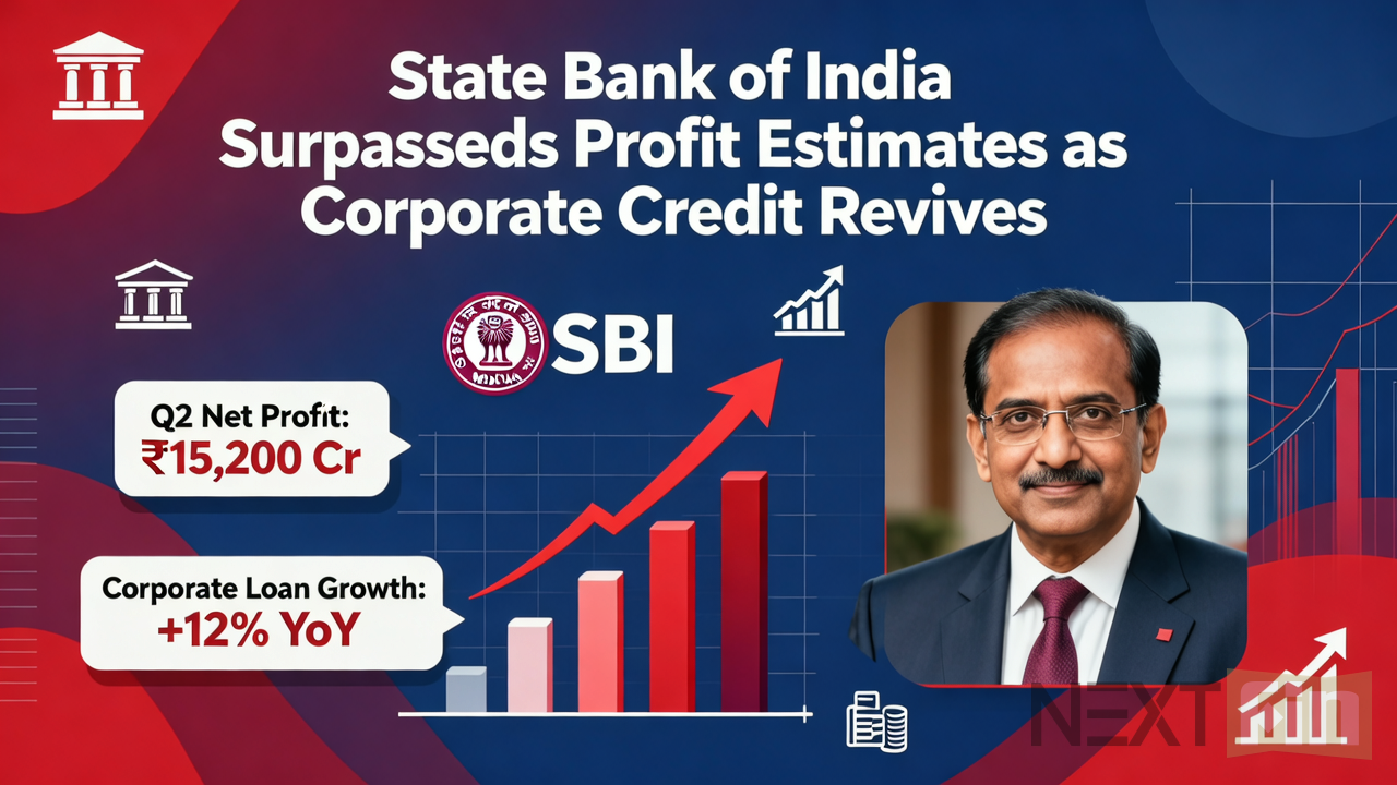 State Bank of India Surpasses Profit Estimates as Corporate Credit Revives