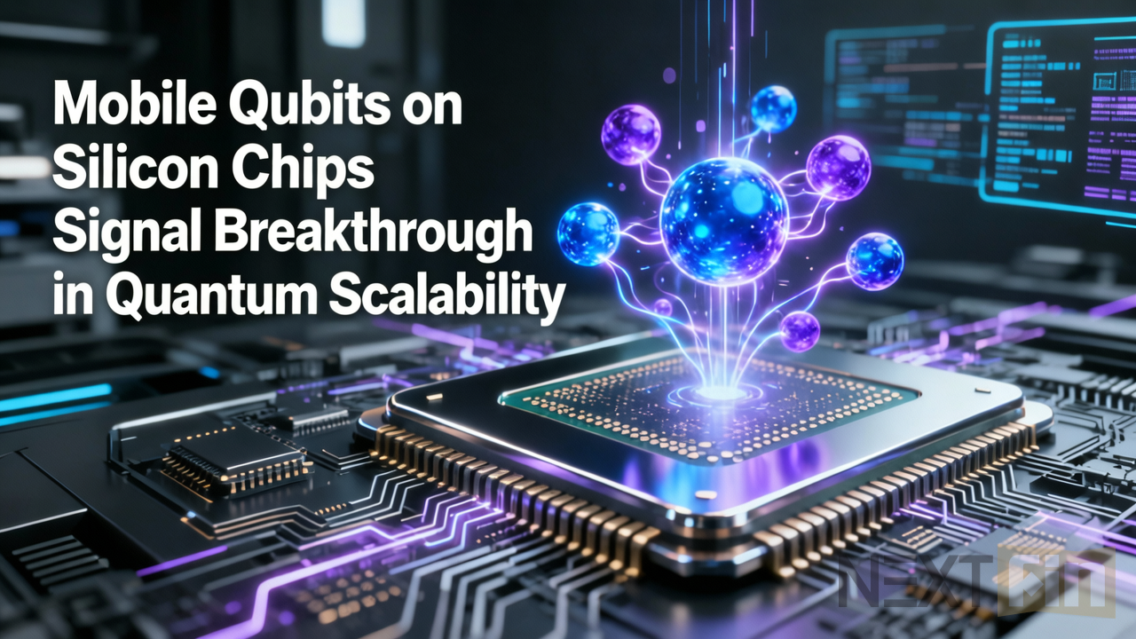 Mobile Qubits on Silicon Chips Signal Breakthrough in Quantum Scalability