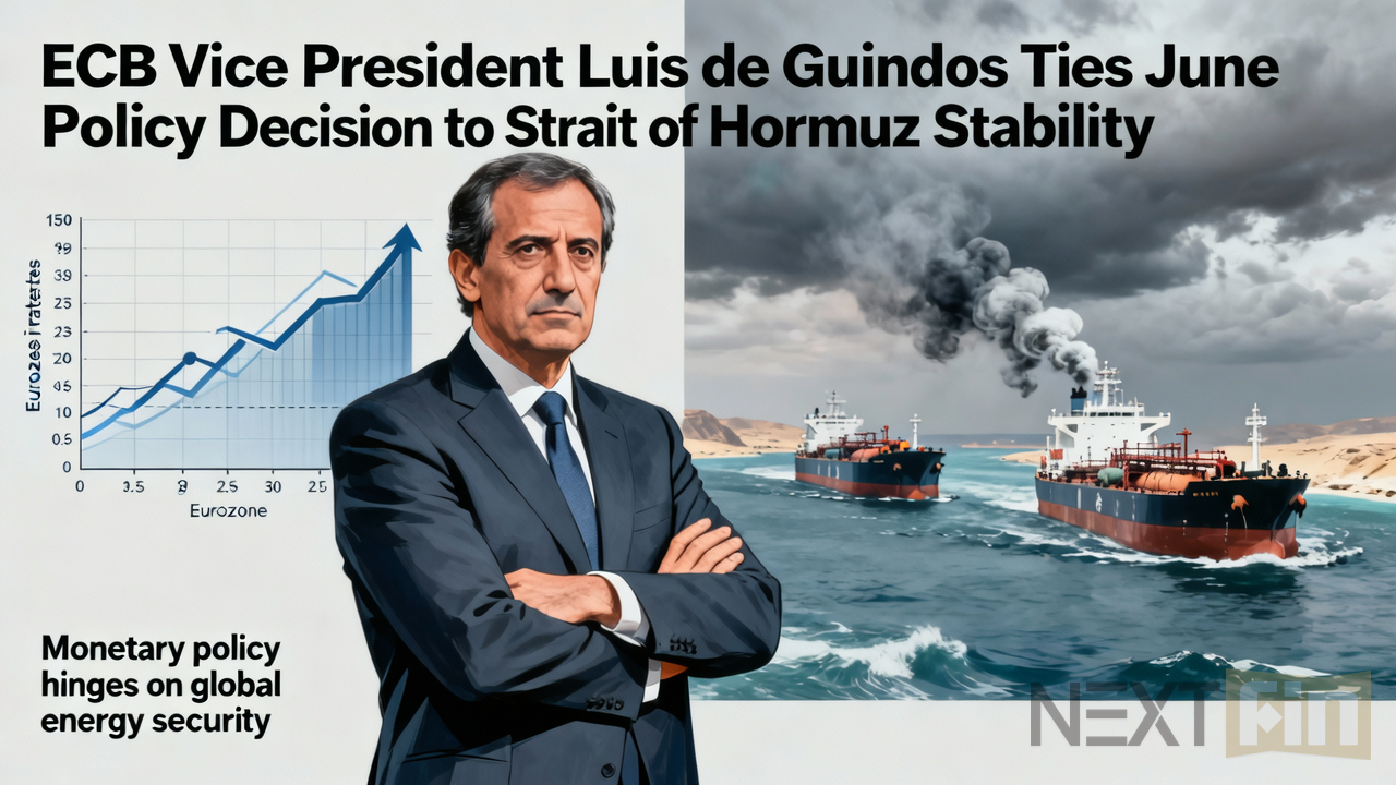 ECB Vice President De Guindos Ties June Policy Decision to Strait of Hormuz Stability