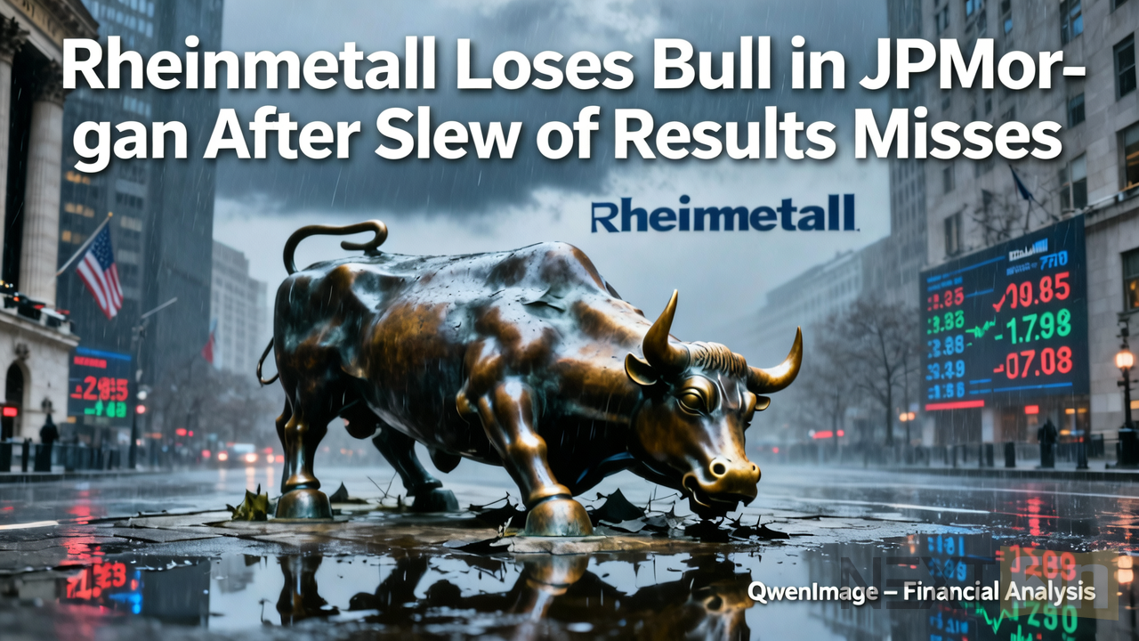 Rheinmetall Loses Bull in JPMorgan After Slew of Results Misses