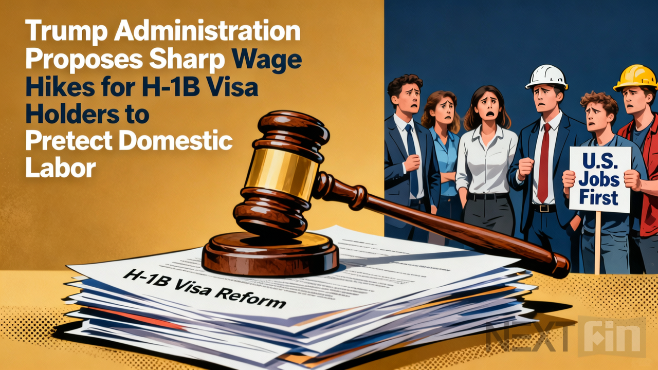 Trump Administration Proposes Sharp Wage Hikes for H-1B Visa Holders to Protect Domestic Labor