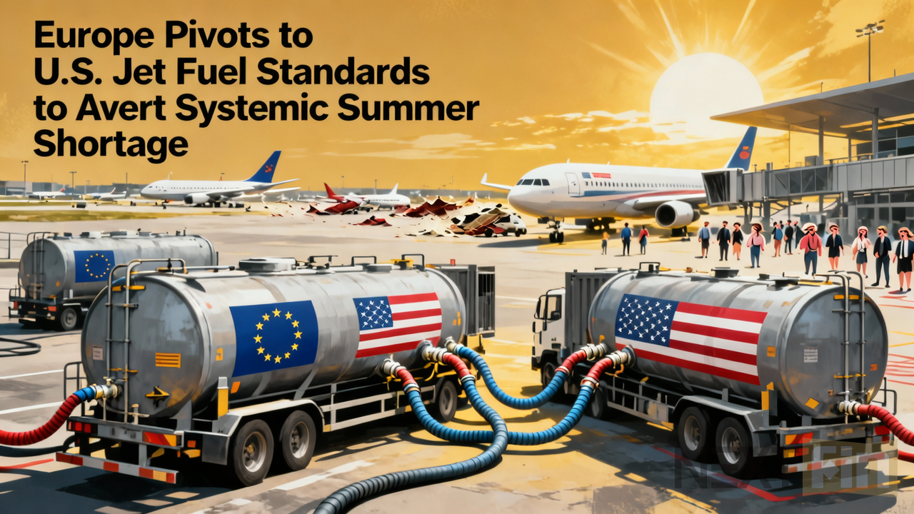 Europe Pivots to U.S. Jet Fuel Standards to Avert Systemic Summer Shortage