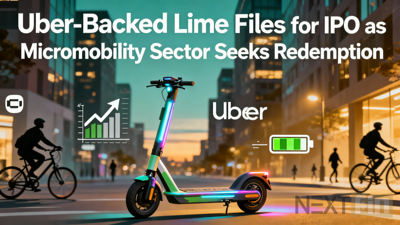 Uber-Backed Lime Files for IPO as Micromobility Sector Seeks Redemption