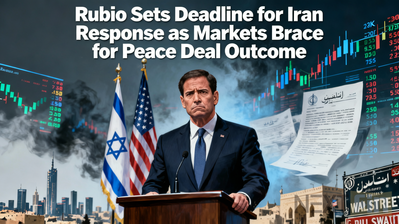 Rubio Sets Deadline for Iran Response as Markets Brace for Peace Deal Outcome