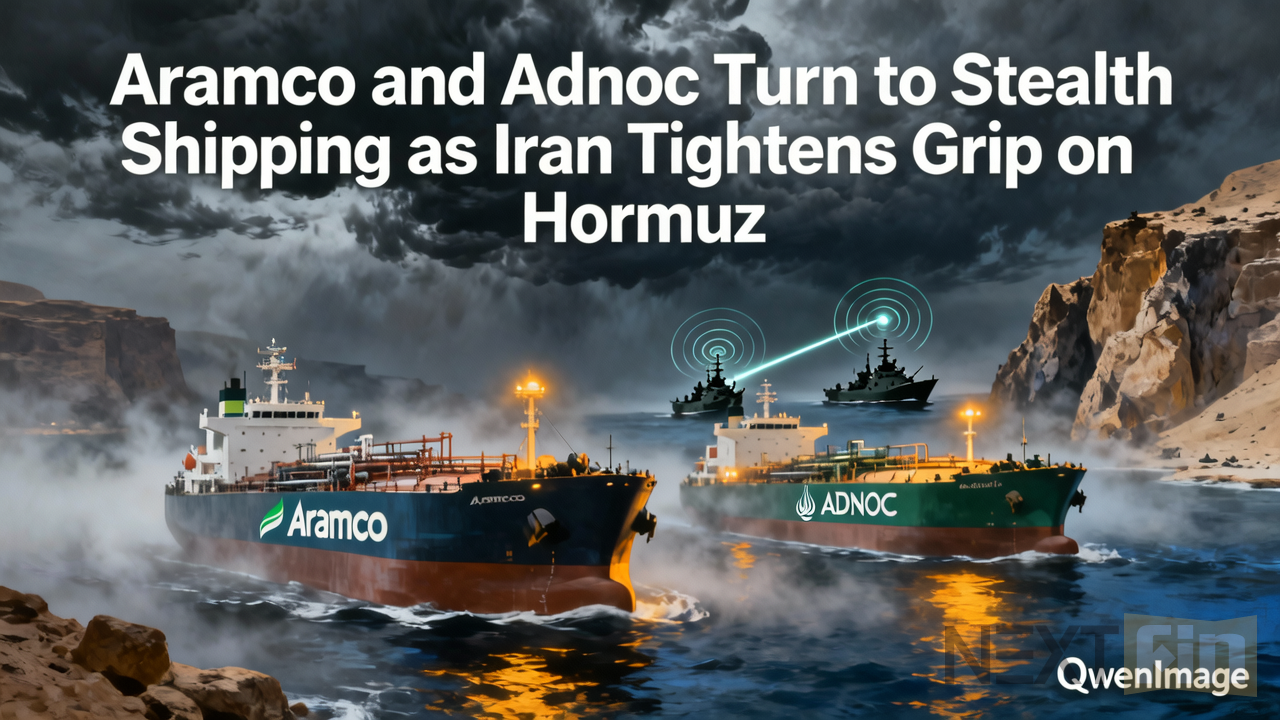 Aramco and Adnoc Turn to Stealth Shipping as Iran Tightens Grip on Hormuz