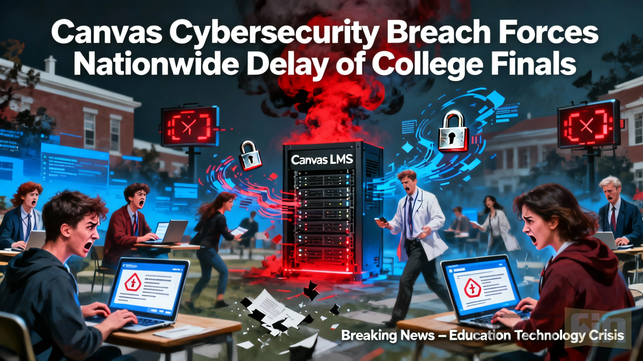 Canvas Cybersecurity Breach Forces Nationwide Delay of College Finals