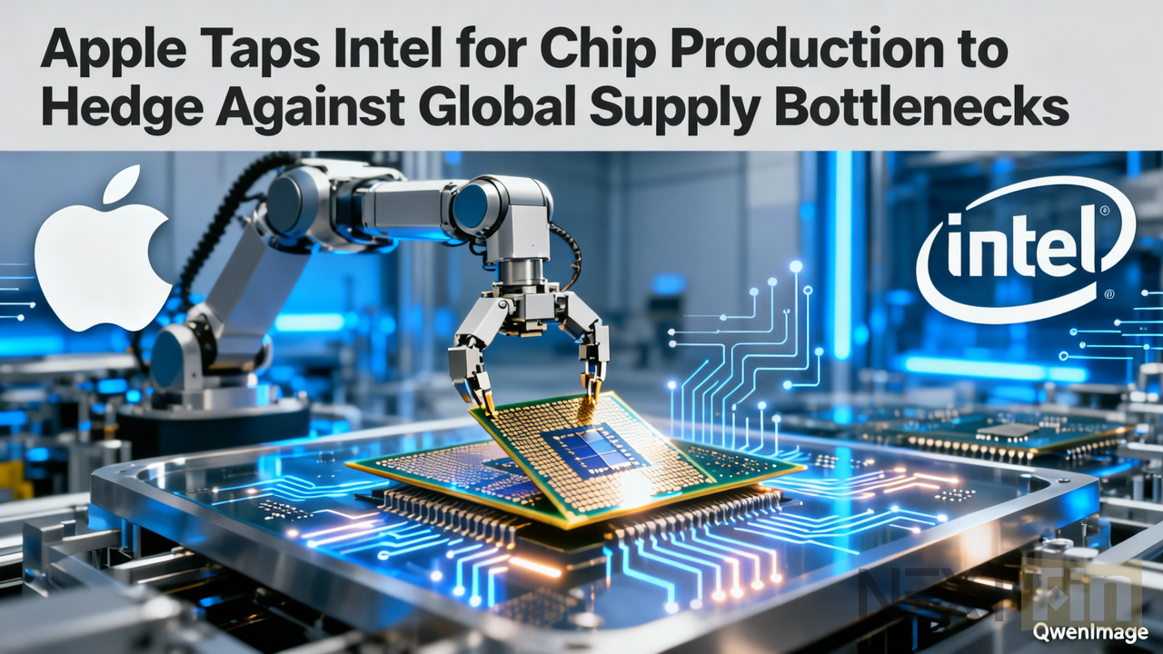 Apple Taps Intel for Chip Production to Hedge Against Global Supply Bottlenecks