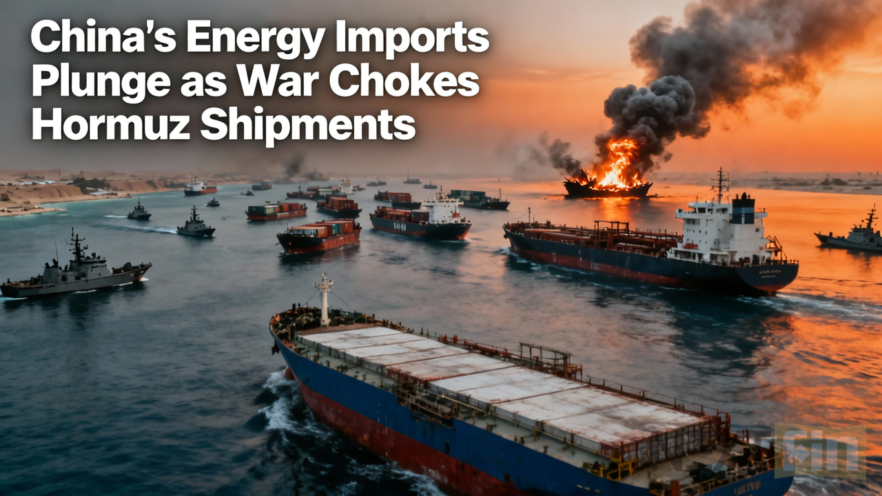 China’s Energy Imports Plunge as War Chokes Hormuz Shipments