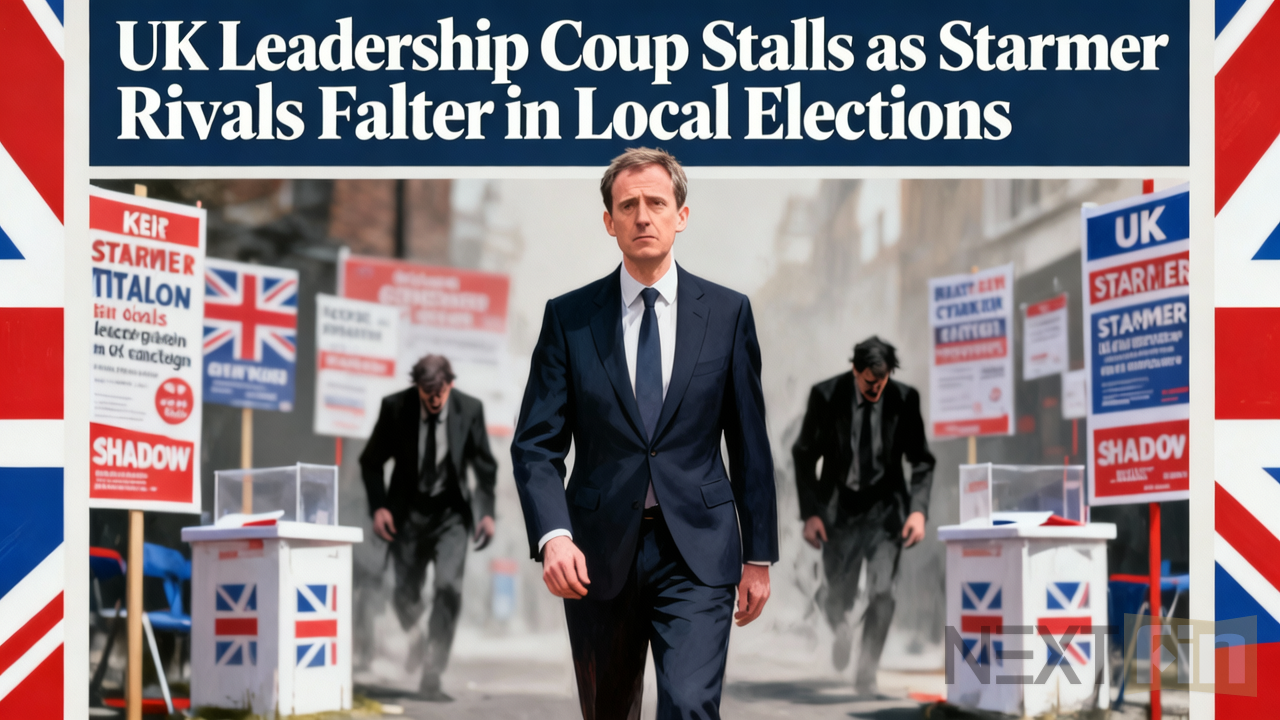 UK Leadership Coup Stalls as Starmer Rivals Falter in Local Elections