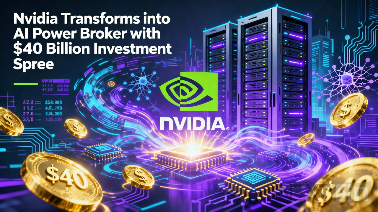 Nvidia Transforms into AI Power Broker with $40 Billion Investment Spree