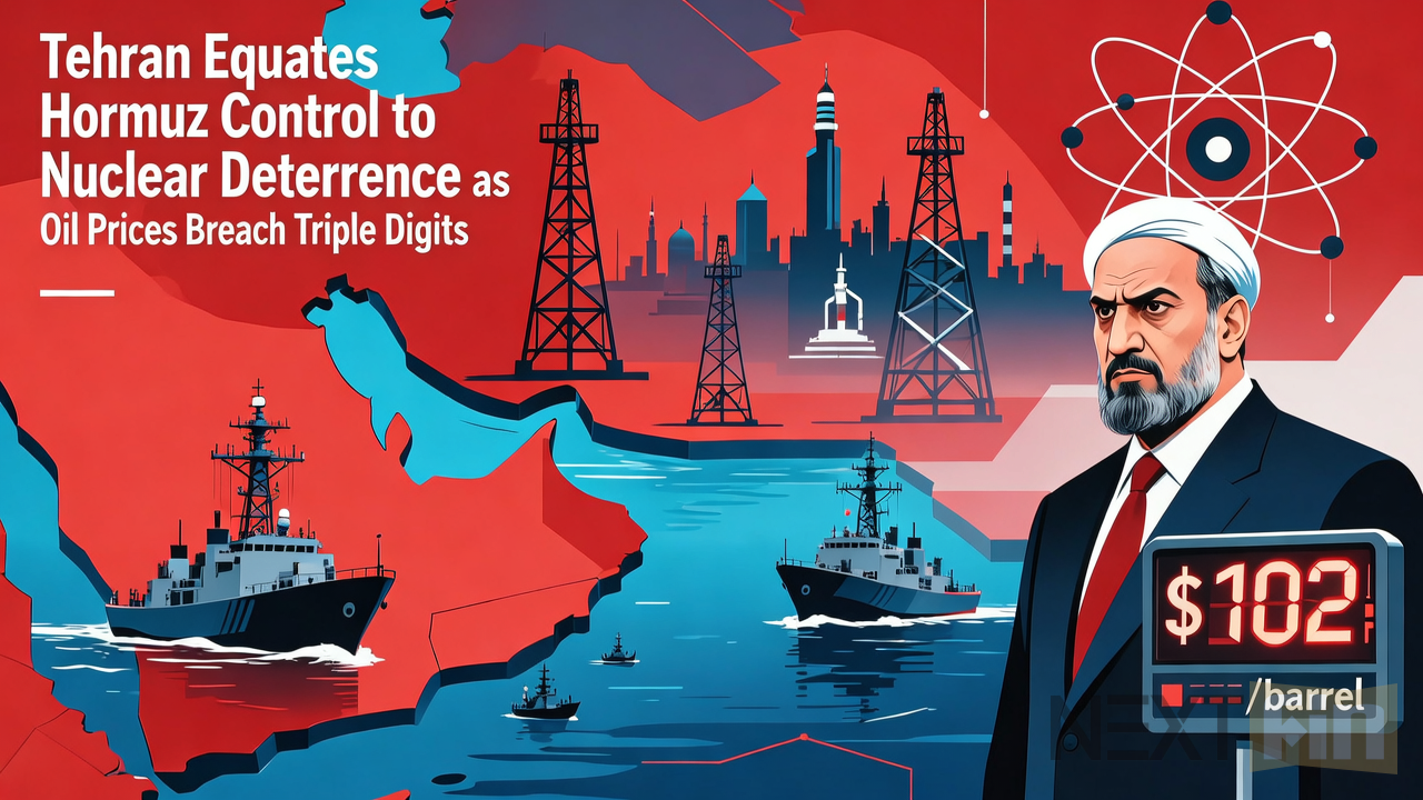 Tehran Equates Hormuz Control to Nuclear Deterrence as Oil Prices Breach Triple Digits