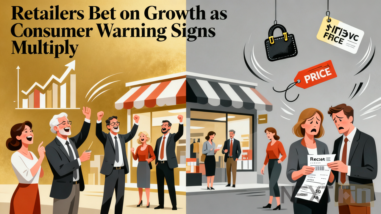 Retailers Bet on Growth as Consumer Warning Signs Multiply