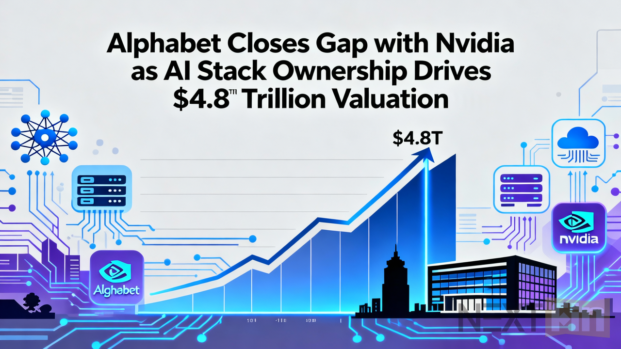 Alphabet Closes Gap with Nvidia as AI Stack Ownership Drives $4.8 Trillion Valuation