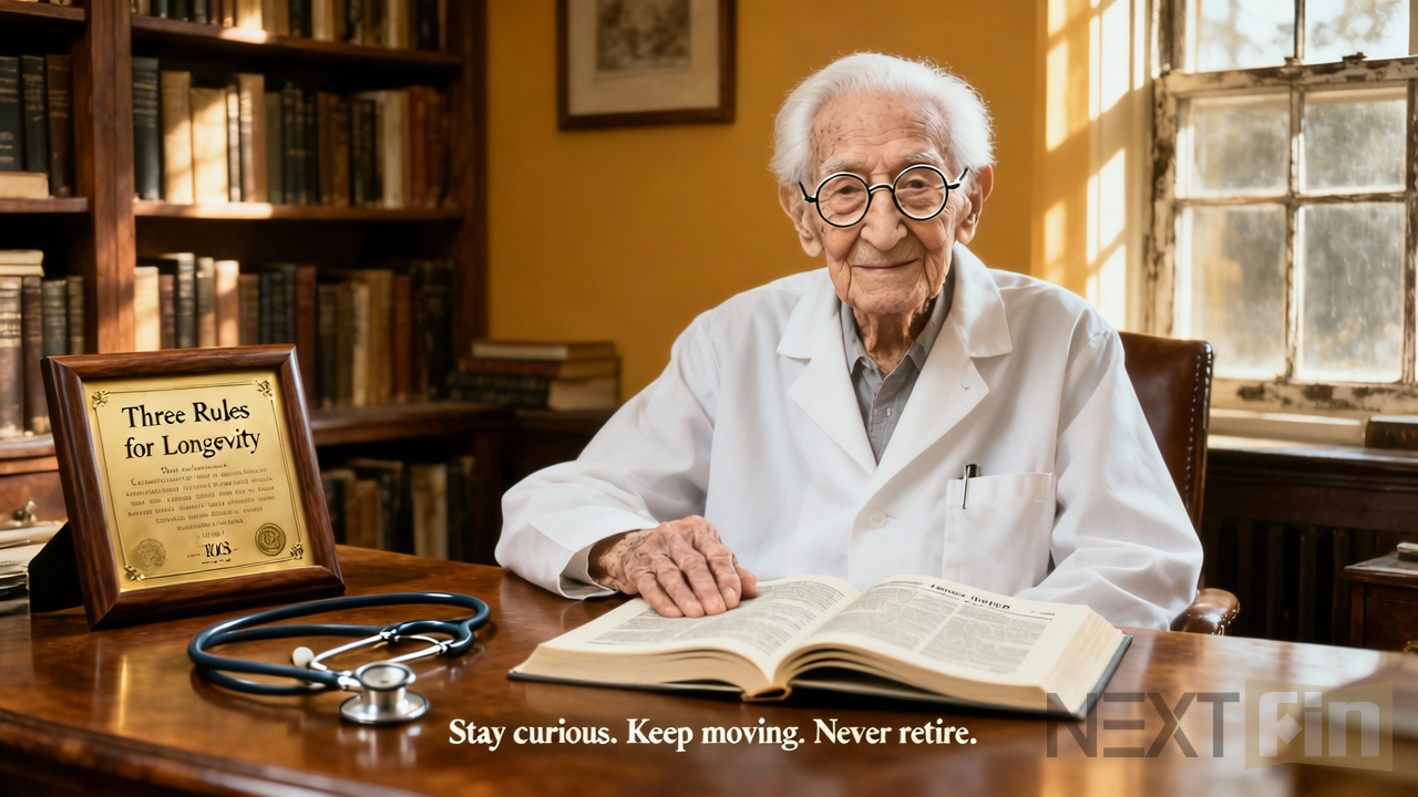 World’s Oldest Doctor Howard Tucker Dies at 103 Leaving Three Rules for Longevity