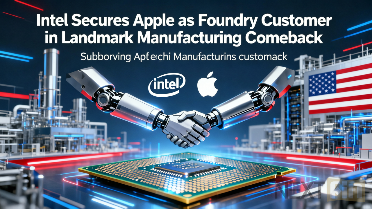 Intel Secures Apple as Foundry Customer in Landmark Manufacturing Comeback