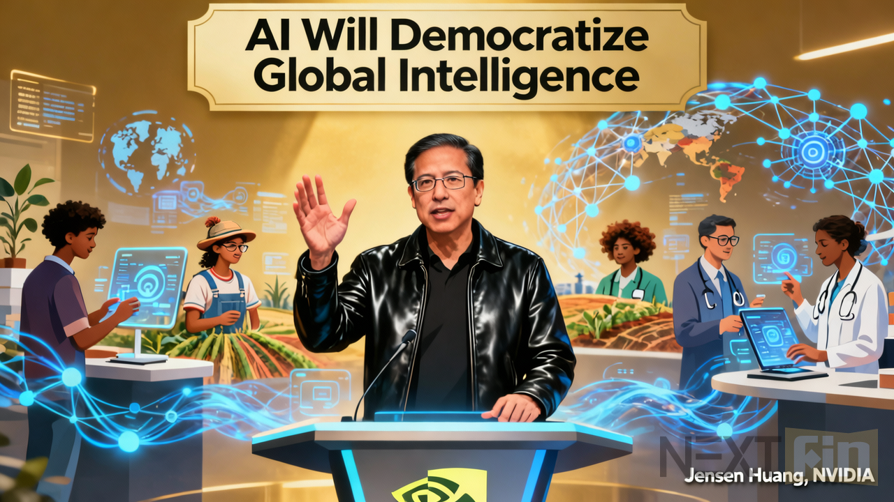Nvidia CEO Jensen Huang Declares AI Will Democratize Global Intelligence